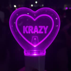 KRAZY Purple Kpop Glow Stick - Light Up the Night