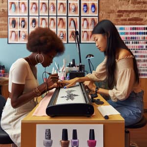 Nail Salon: Intricate Nail Art & Vinyl Designs