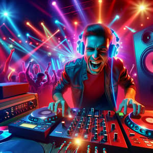 Electrifying DJ Experience in a Nightclub