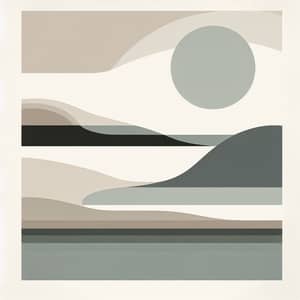 Minimalist Abstract Landscape Artwork