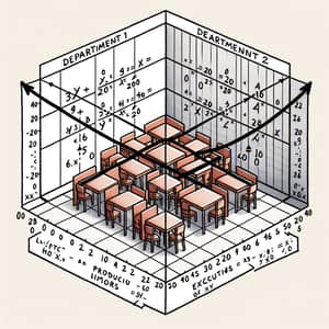 Production Constraints in Department 1 and Department 2