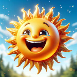 Beautiful Laughing Sun: Brighten Your Day