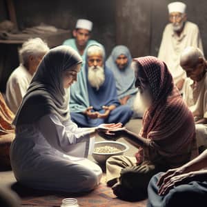 Spiritual Healer Assisting the Needy with Healing Rituals