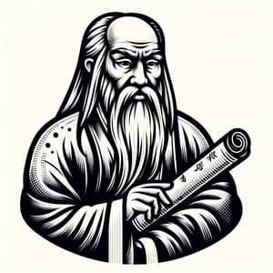 Laozi - Key Figure in Daoism | Traditional Chinese Wisdom Symbol