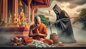 Buddhist Practitioner Pursuing Wealth and Status