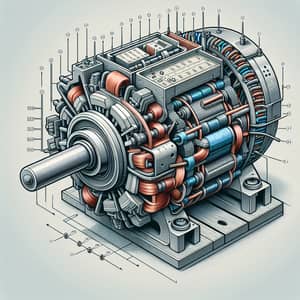 Induction Motor Detailed Diagram