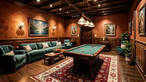 Stylish Southwestern Gaming Room Design Ideas