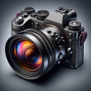 Professional-Grade Photography Camera - Detailed Close-Up Image