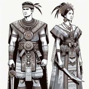 Filipino Heritage: Lapu-Lapu & Baro't Saya Traditional Attire