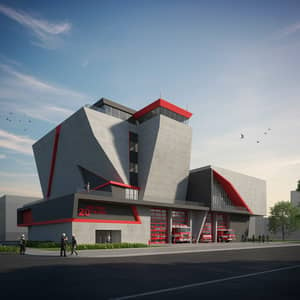 Architectural Design for Fire Station