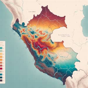 Map of Peru: Impact of El Niño 2023-2024