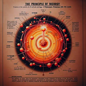 Plutonium-239 Atom Fission Process Explained