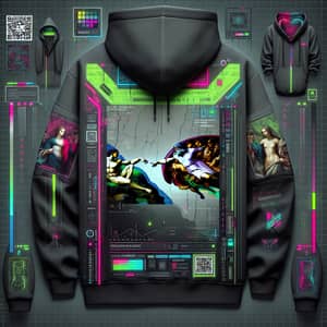 Cyberpunk Renaissance Hoodie Design