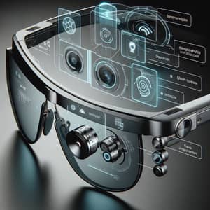 State-of-the-Art High-Tech Glasses with Holographic Display