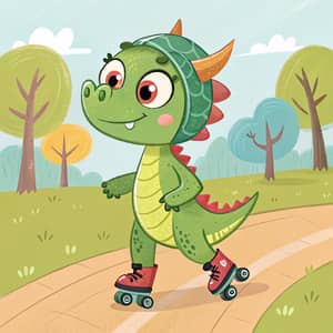 Dragon Boy on Inline Skates - Fun Adventure