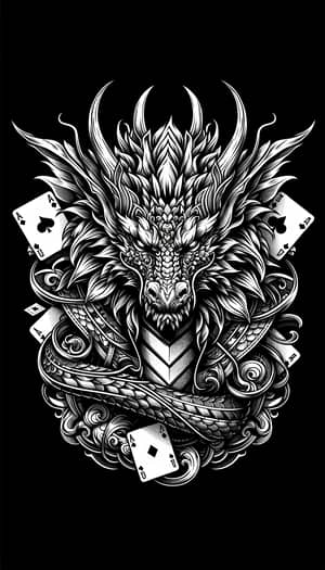 Monochromatic Dragon Man Manga Artwork