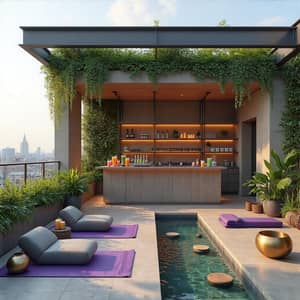 Urban Rooftop Spa & Fitness Oasis
