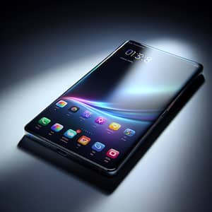 Ultra-Modern Smartphone with Sleek Slate Grey Metal Body