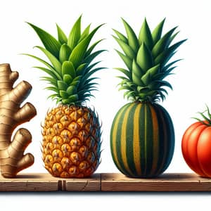 Vibrant Arrangement of Fruits and Vegetables