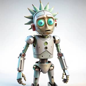 Glitchy: The Humanoid Robot from Rick & Morty