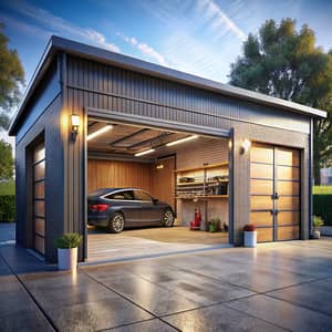 Modern Rustic Mechanic Garage Design