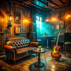 Cinematic Old Saloon Interior Design Inspiration
