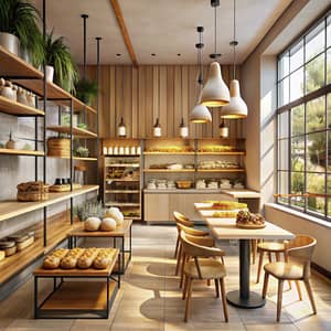 Modern Cafe Bakery Design with Cozy Atmosphere