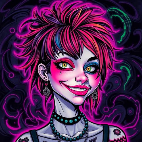 Psycho Art Profile Picture - Surreal & Colorful