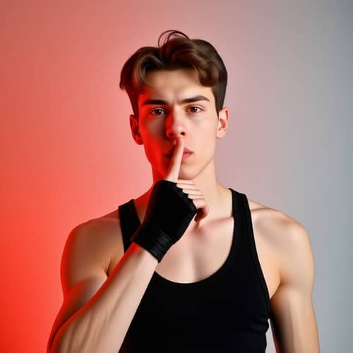 Dramatic Digital Portrait of a Young Man