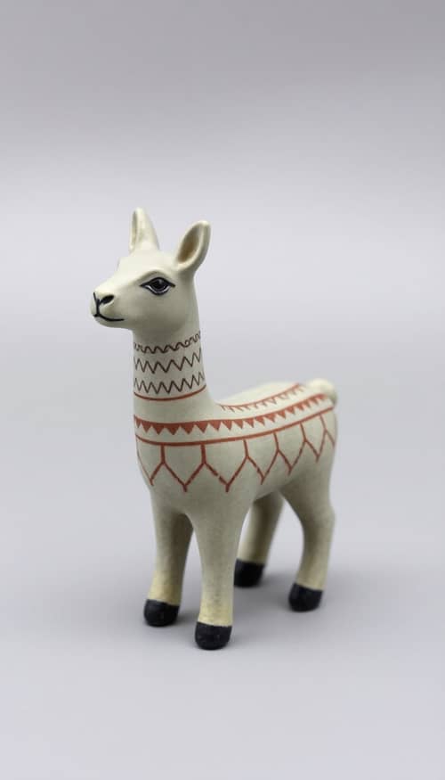 Stylized Andean Conopa Figurine - Handmade Art