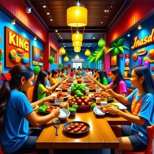 Vibrant Dining at King Inasal Restaurant