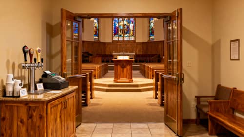 Church Entrance Vestibule with Unique Concession Stand