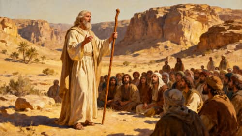 Old Testament Prophet Prophesying to the People Old Testament Prophet Prophesying to the People