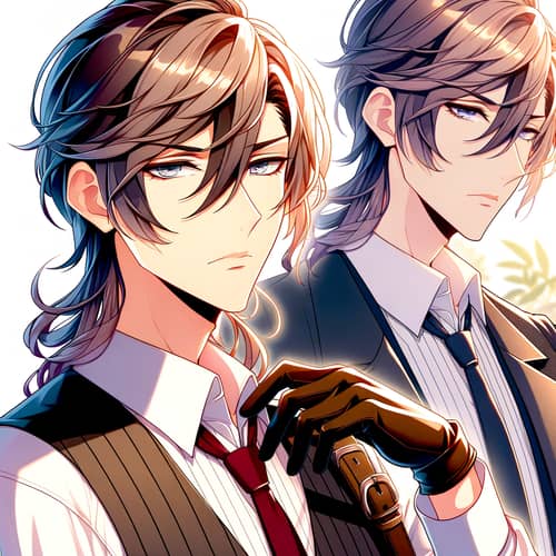 Handsome Male Character Anime Illustration