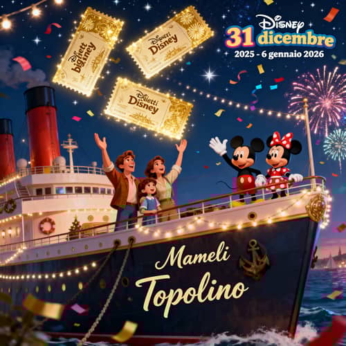 Disney Cruise Adventure: New Year with Mameli Topolino