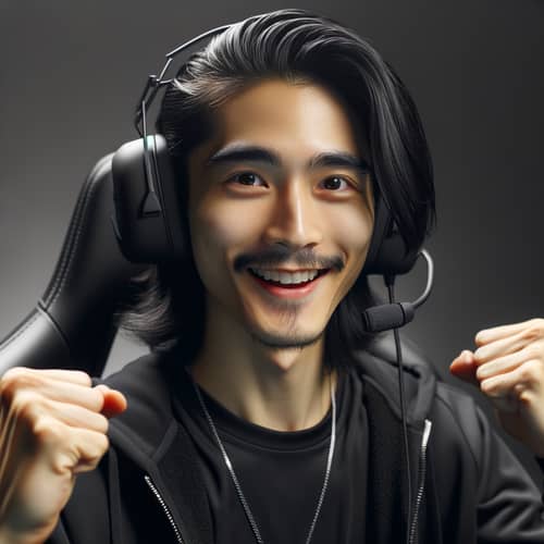 E-Sport Champion Celebrates Victory with Style