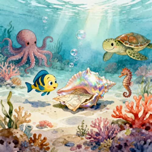Luma's Undersea Adventure: A Watercolor Tale Luma's Undersea Adventure: A Watercolor Tale
