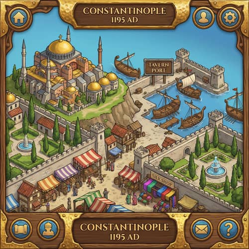 12th Century Constantinople Mobile Game Landscape
