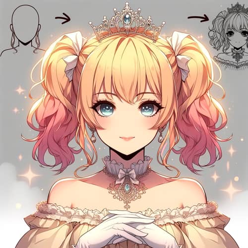 Anime-Inspired Princess with a Hidden Dark Side