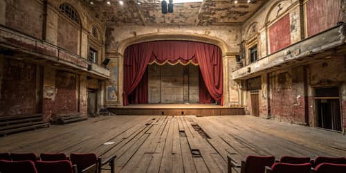 The Stage of an Old Theater