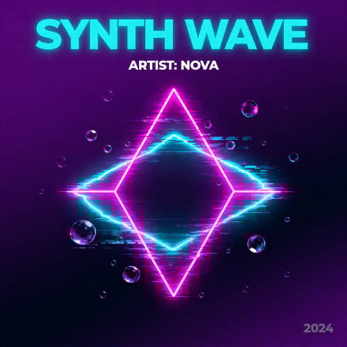 Techno Album Cover Design