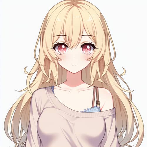 Marin Kitagawa - Anime Character with Blonde Hair and Rose Eyes