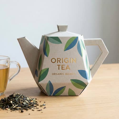 Modern Tea Box Packaging Design