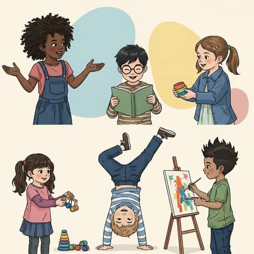 Diverse Children Celebrating Uniqueness | Kids Interaction Fun