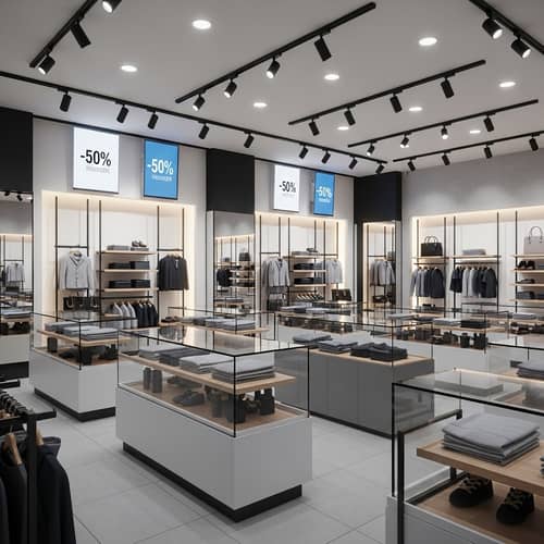 Modern 3D Clothing Store Design | Functional and Comfortable