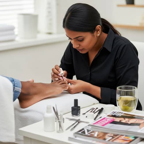 Professional Pedicure Session at Modern Spa | Nail Care