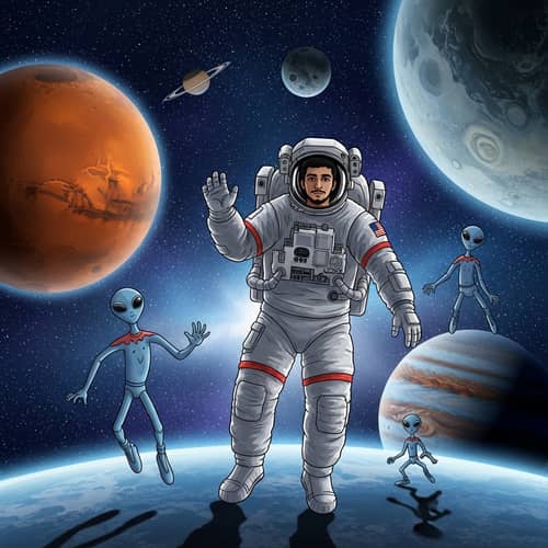 Astronote Saleh Ahmed's Astounding Journey Through the Cosmos Astronote Saleh Ahmed's Astounding Journey Through the Cosmos
