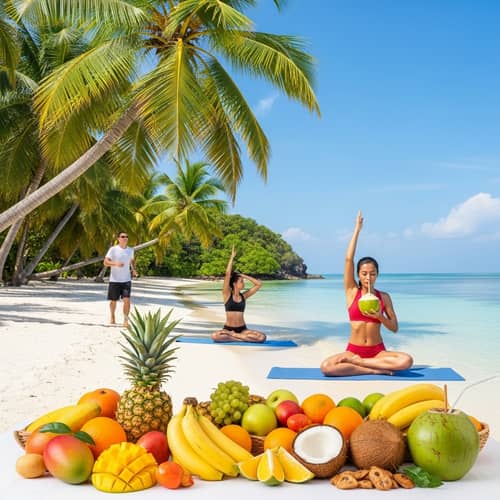 Transform Your Health in Tropical Paradise: Fruits, Yoga, Jogging