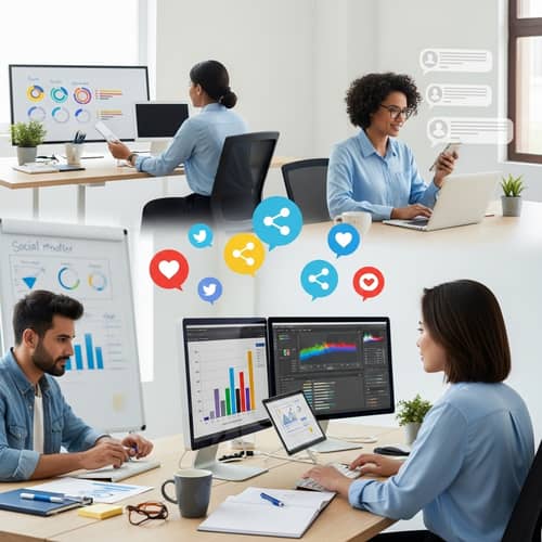 Social Media Marketing Management: Team in Action