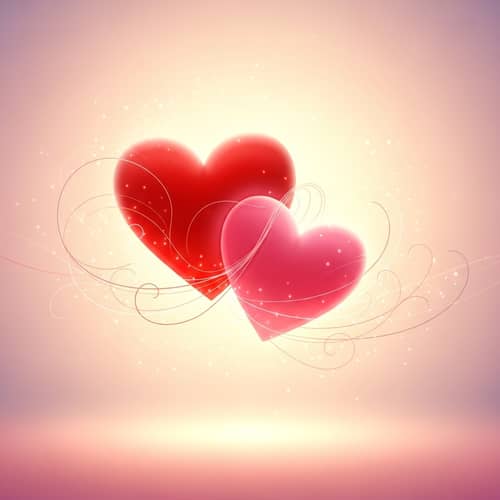 Entwined Hearts: Symbol of Unity and Affection